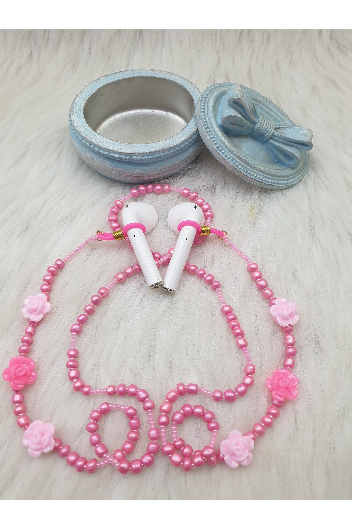 HAPPY HANDMADE Airpods Askısı/airpods Zinciri/kulakiçi Kulaklık Askısı/hediyelik