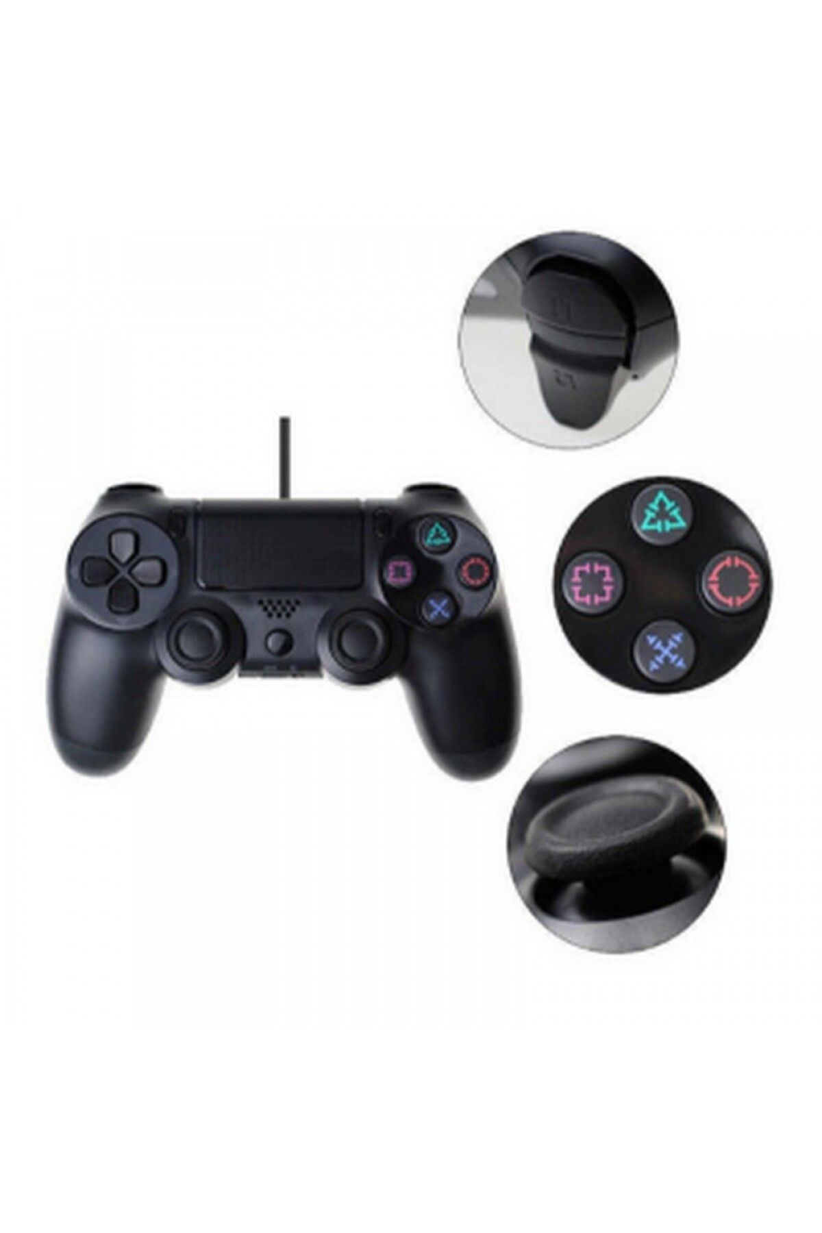 OEM-Controller Wireless PS4, Compatible with PlayStation 4, Doubleshock 4, Vibrating Joystick, Bluetooth 4