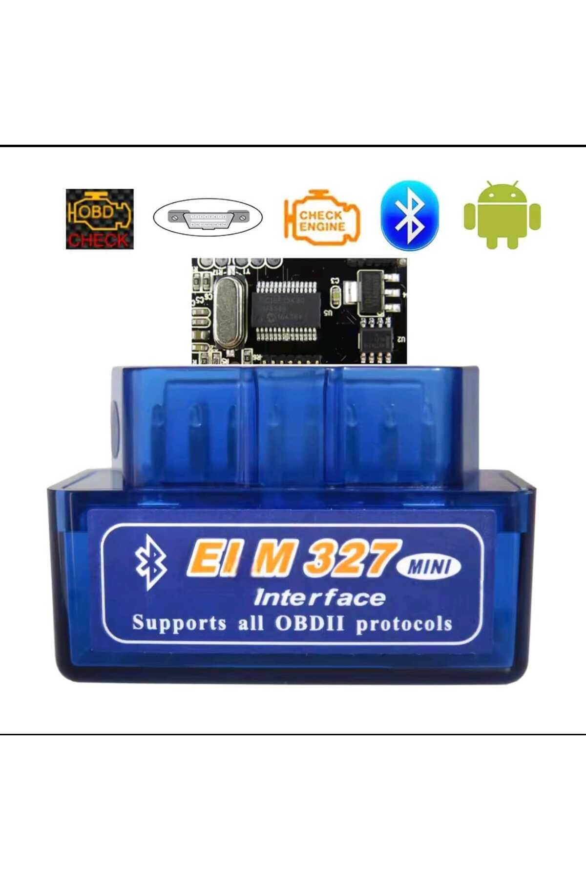 ESEMİZ Eml 327obd2 Süper Mini Bluetoothlu V2.1 Arıza Tespit Cihazı