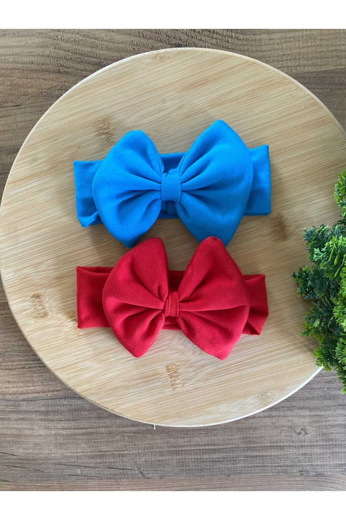 KAYRASTORETESETTÜR Bebeğin İçin En Konforlu Bandana Seti, 0-3 Yaş Yazlık Penye Fiyonk Bebek Bandana