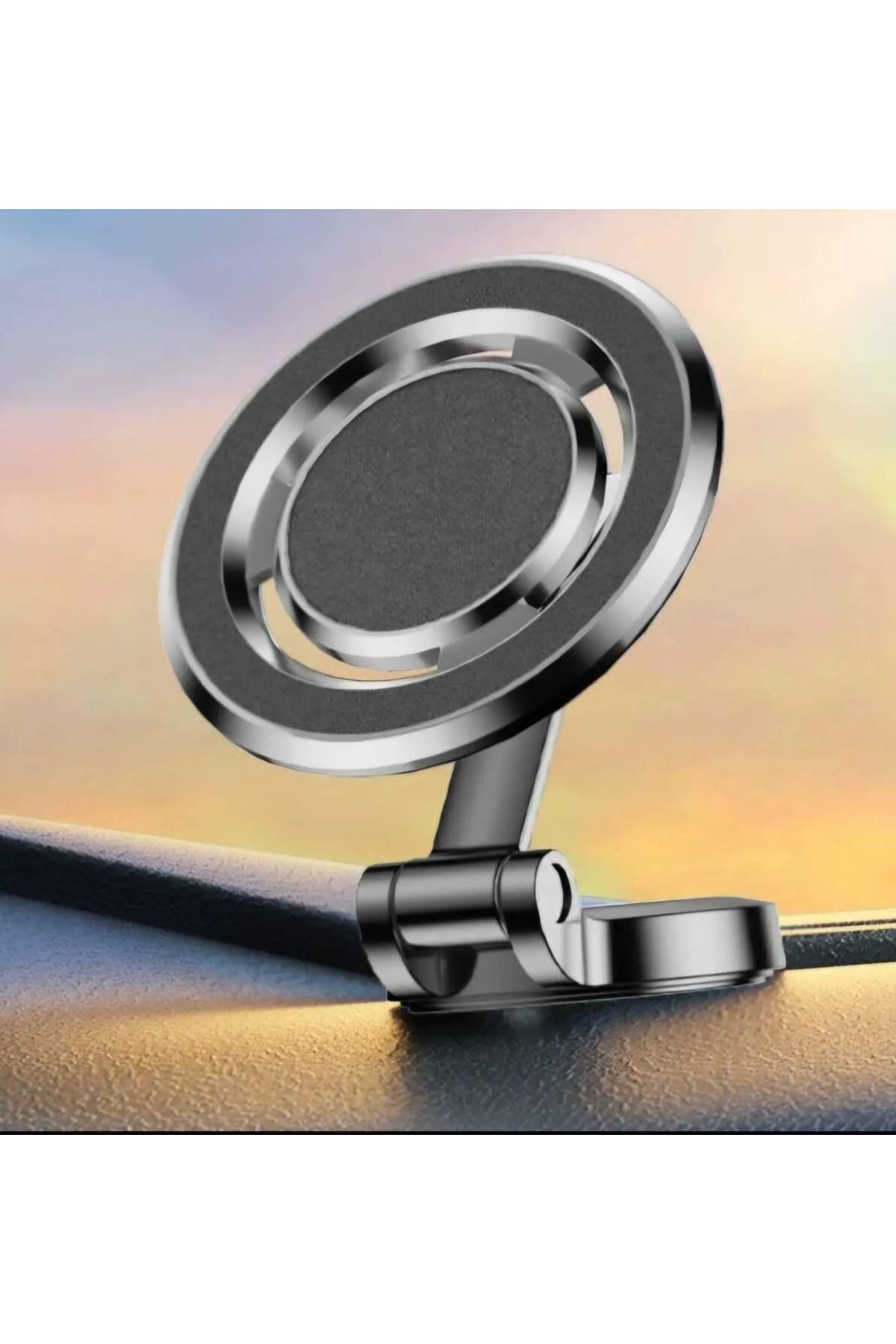 ERMER F32 Magsafe Metal Araç Tutucu Güçlü Mıknatıs Magsafe Kılıflara Birebir Uyum