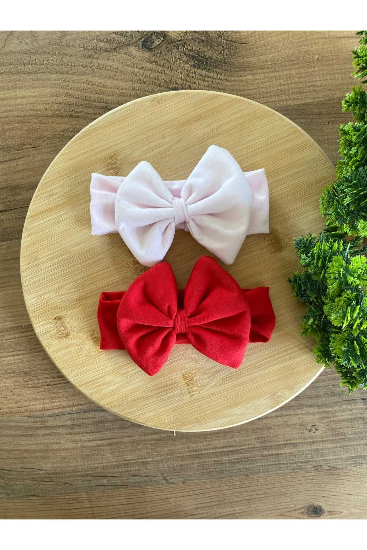 KAYRASTORETESETTÜR Bebeğin İçin En Konforlu Bandana Seti, 0-3 Yaş Yazlık Penye Fiyonk Bebek Bandana