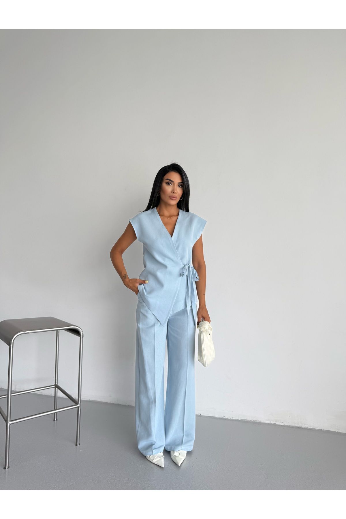CLB COLLECTION Keten Yelekli Takım