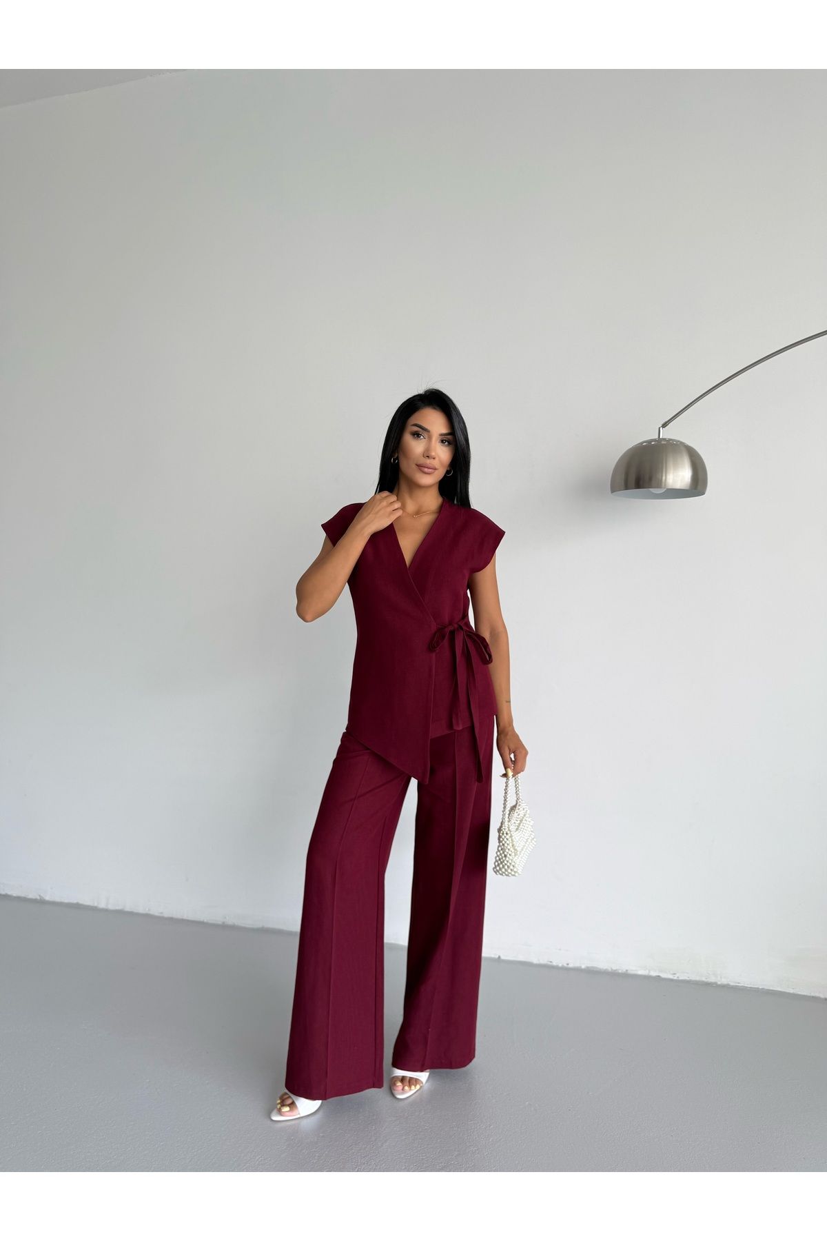 CLB COLLECTION Keten Yelekli Takım