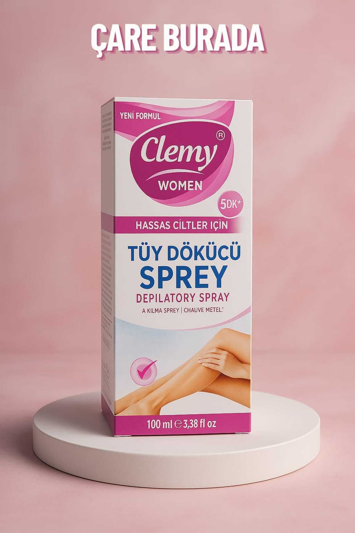 Çare Burada Tüy Dökücü Sprey 100 ml (Kadın)