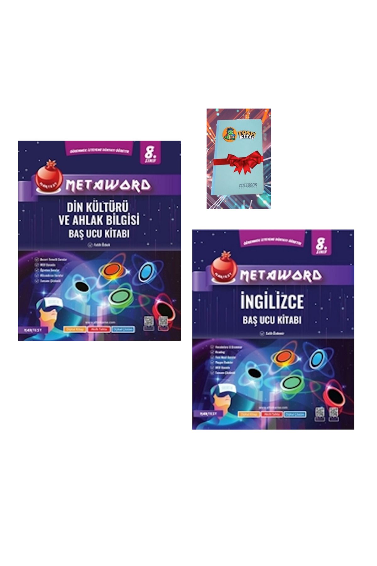 Nartest Yayınları 8. Sınıf Metaword DİN KÜLTÜRÜ + İNGİLİZCE ( NOT DEFTERİ HEDİYE)
