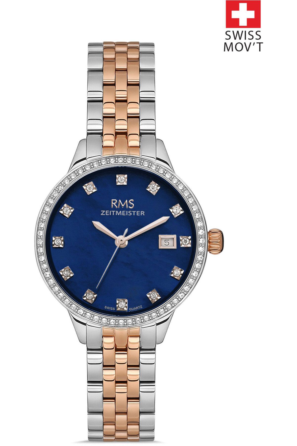 RMS KADIN KOL SAATİ RMS.1.AG1606.07 GÜMÜŞ-ROSE