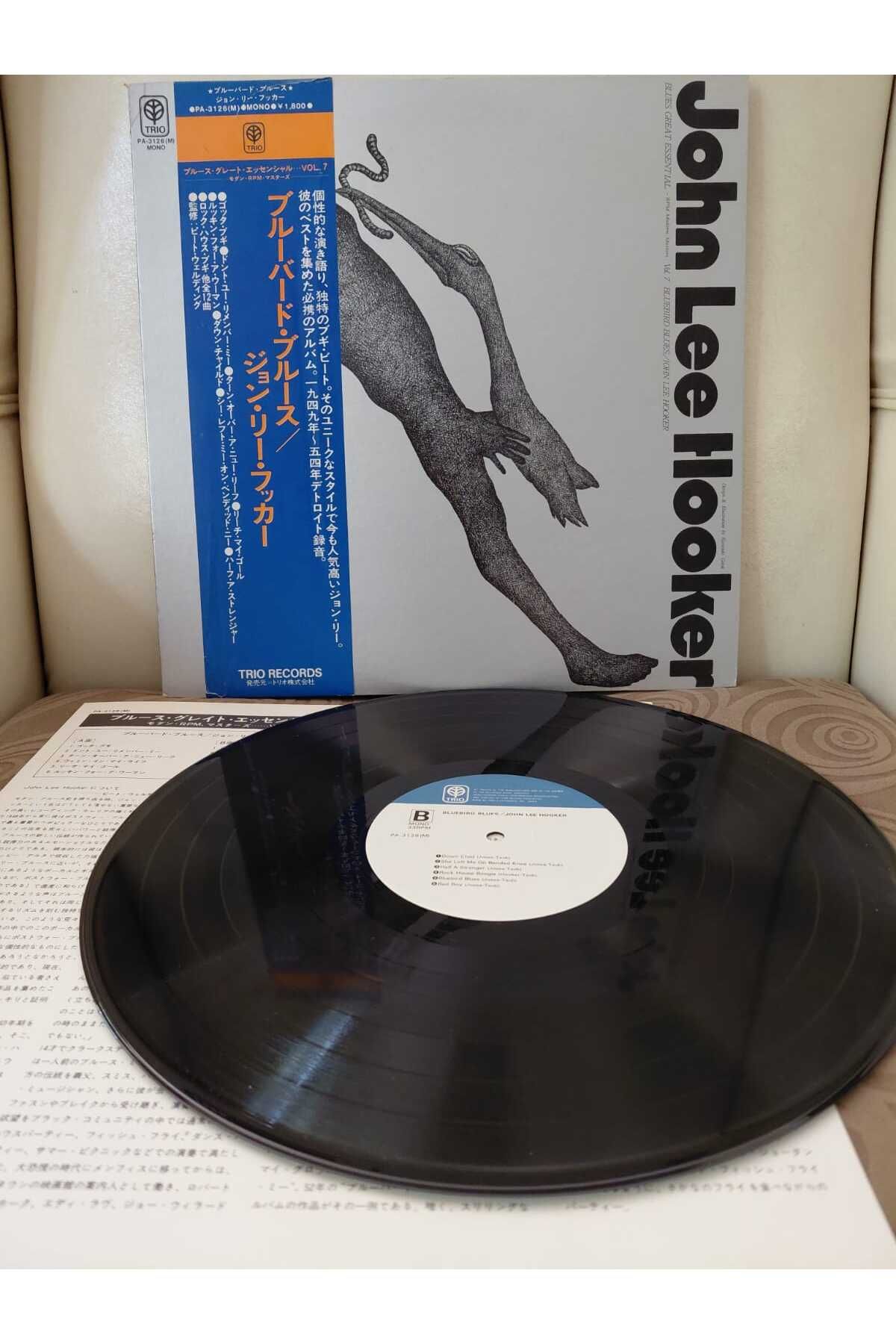 Plakperest John Lee Hooker – Bluebird Blues - Japonya Dönem Basım Plak Albüm -Obi’li -2.el