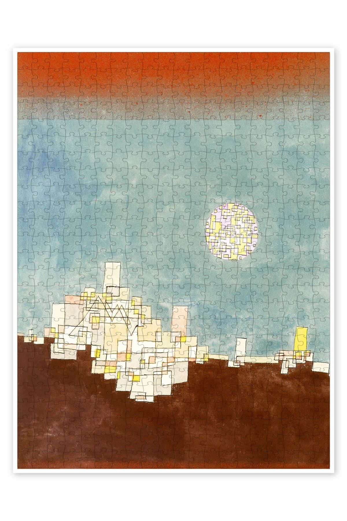 Jeronkarji Seçilen site. 1927 (X.8) 500 Parça Puzzle Yapboz Bohem Soyut Sanat Temalı