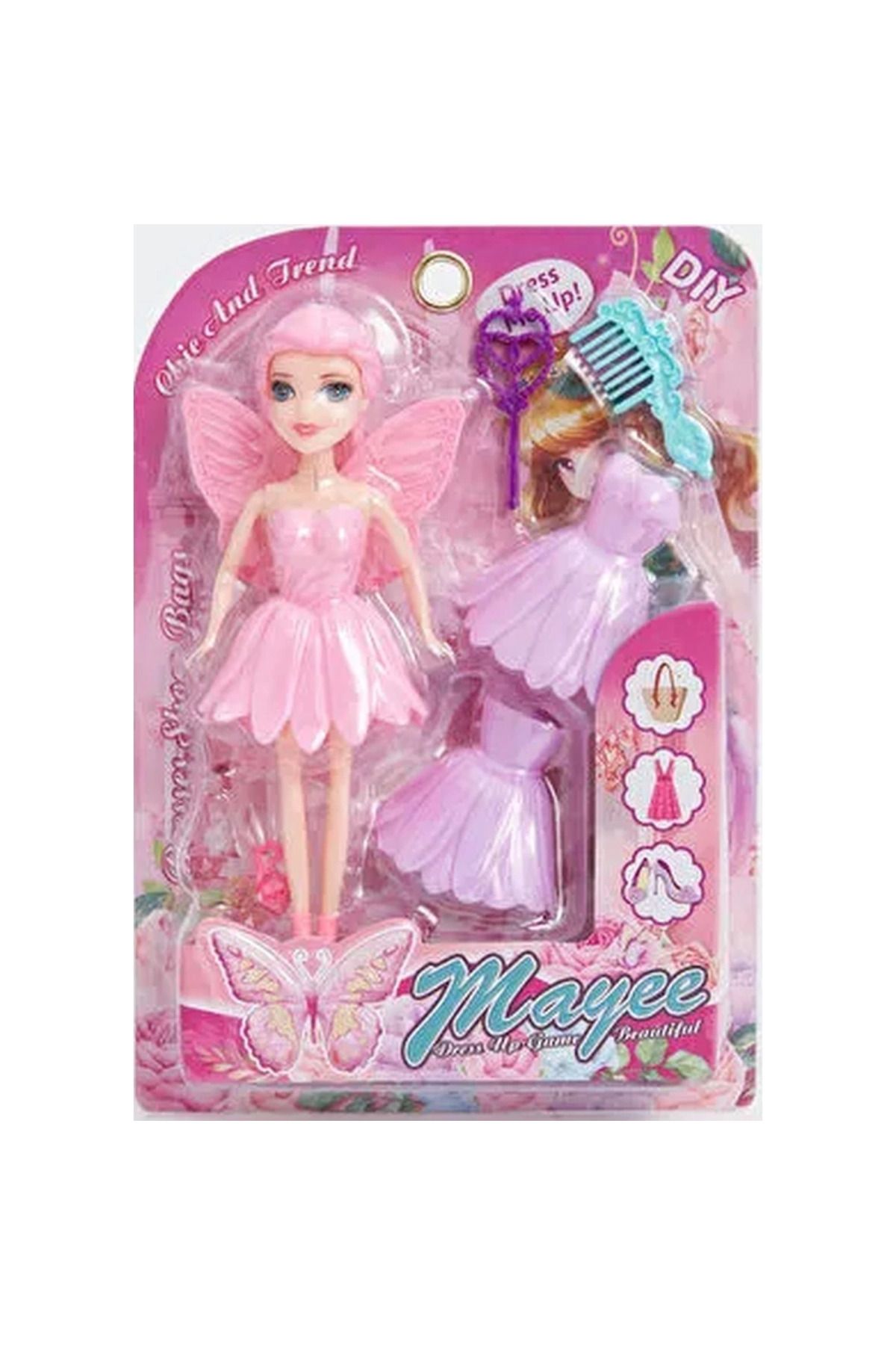 sinerjim Karteleda Elbiseli Bebek Set