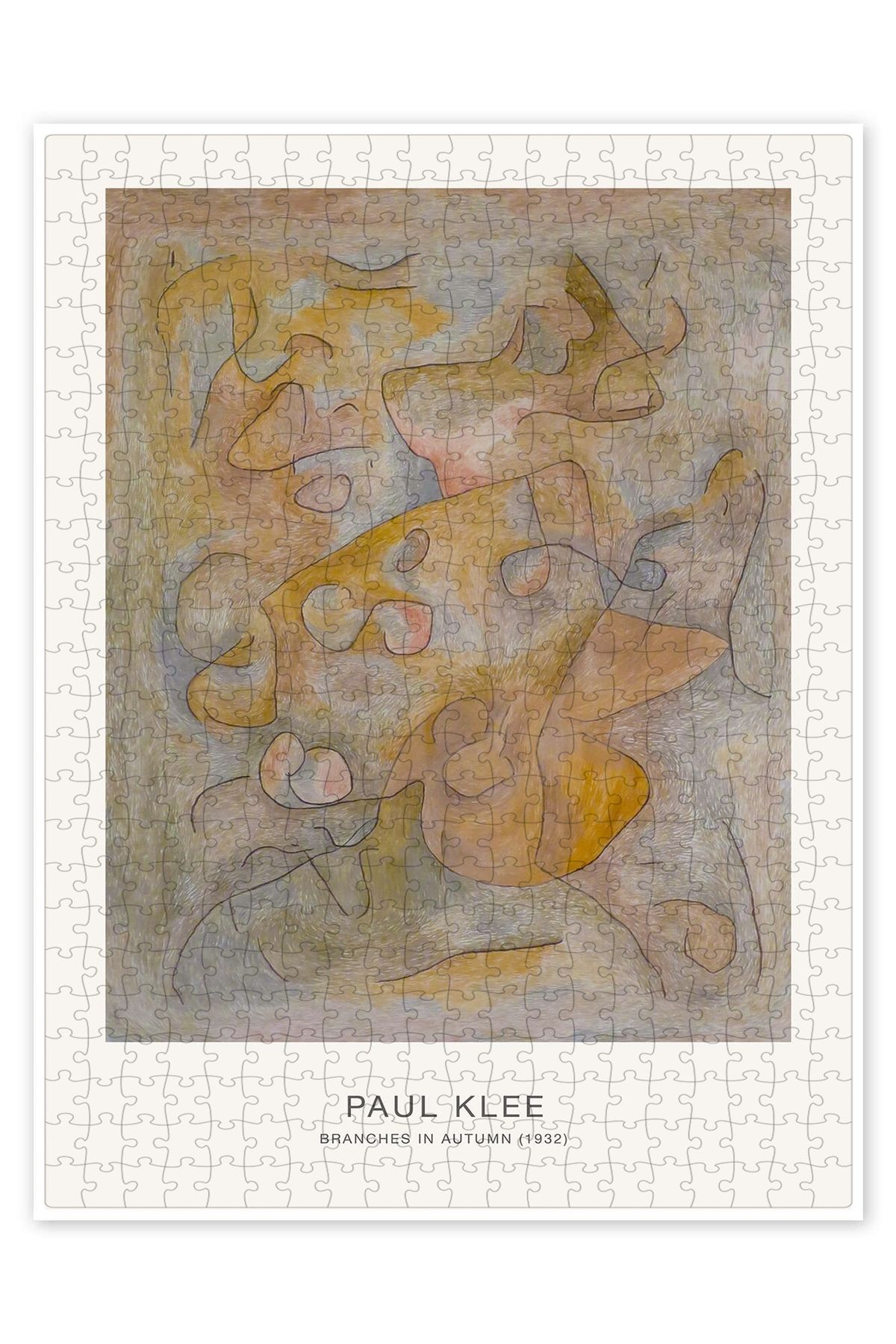 Jeronkarji Sonbaharda Dallar, 1932 500 Parça Puzzle Yapboz Bohem Soyut Sanat Temalı