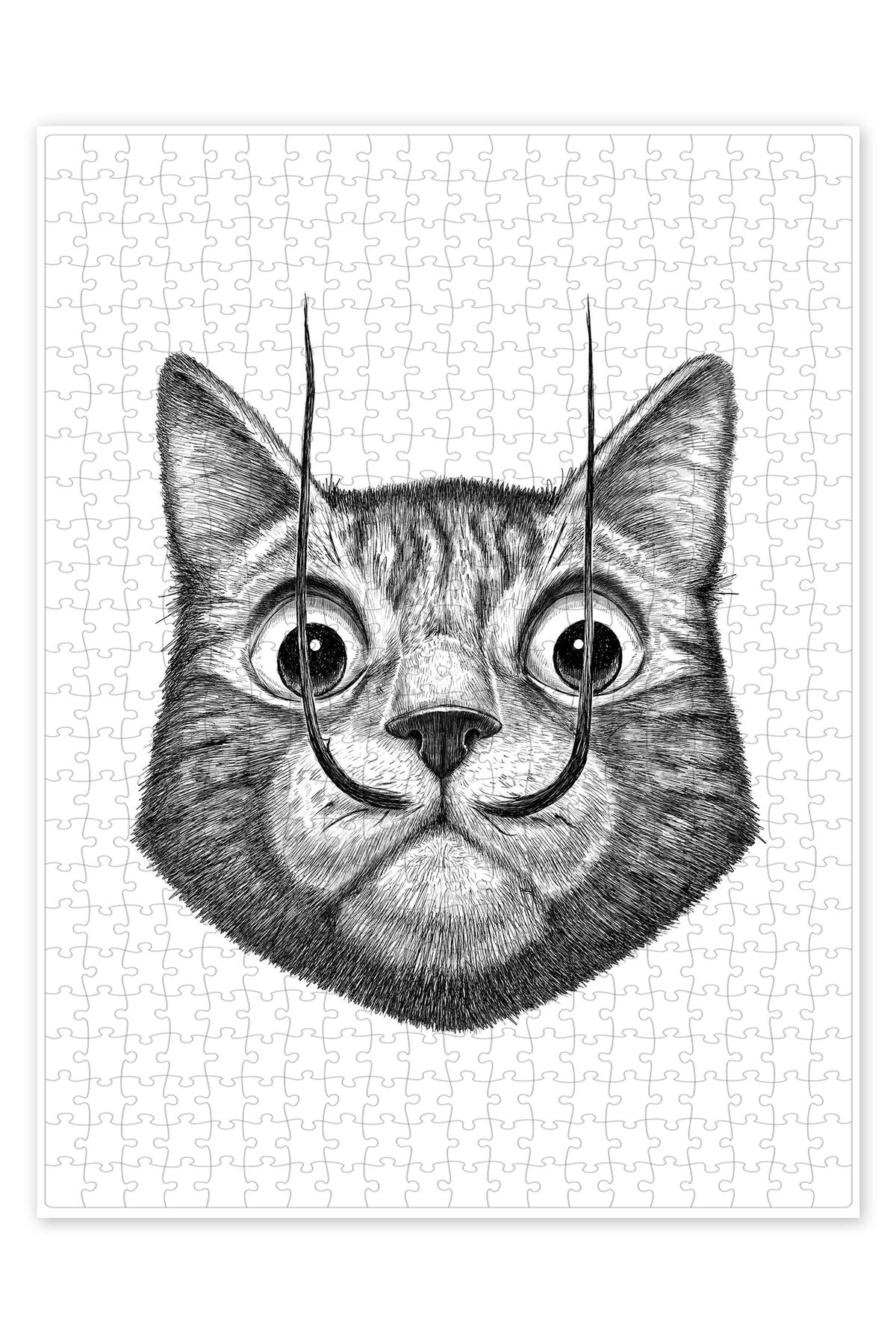 Jeronkarji Kedi Dali 500 Parça Puzzle Yapboz Kedi Köpek Temalı Doğa ve Orman Hayvanları