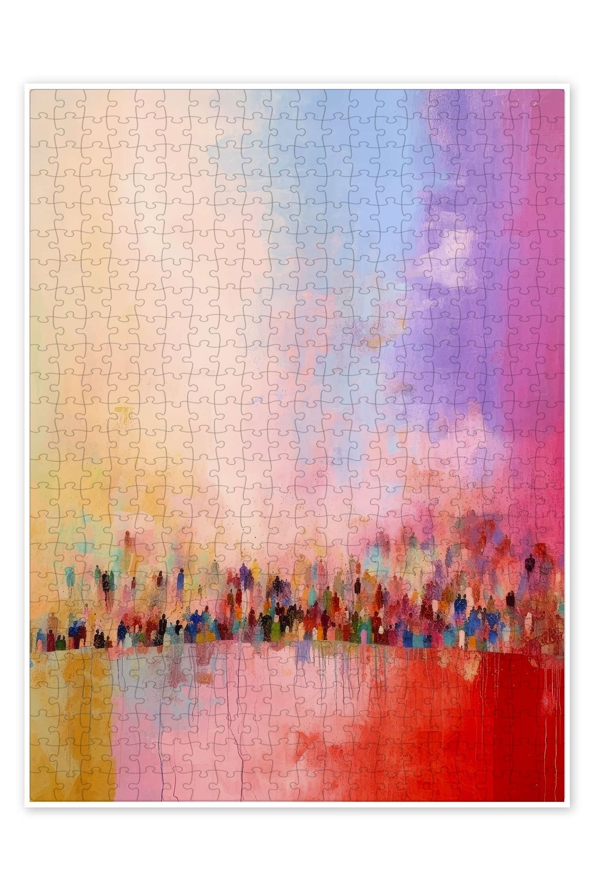 Jeronkarji İçimizdeki Aşk VI 500 Parça Puzzle Yapboz Bohem Soyut Sanat Temalı