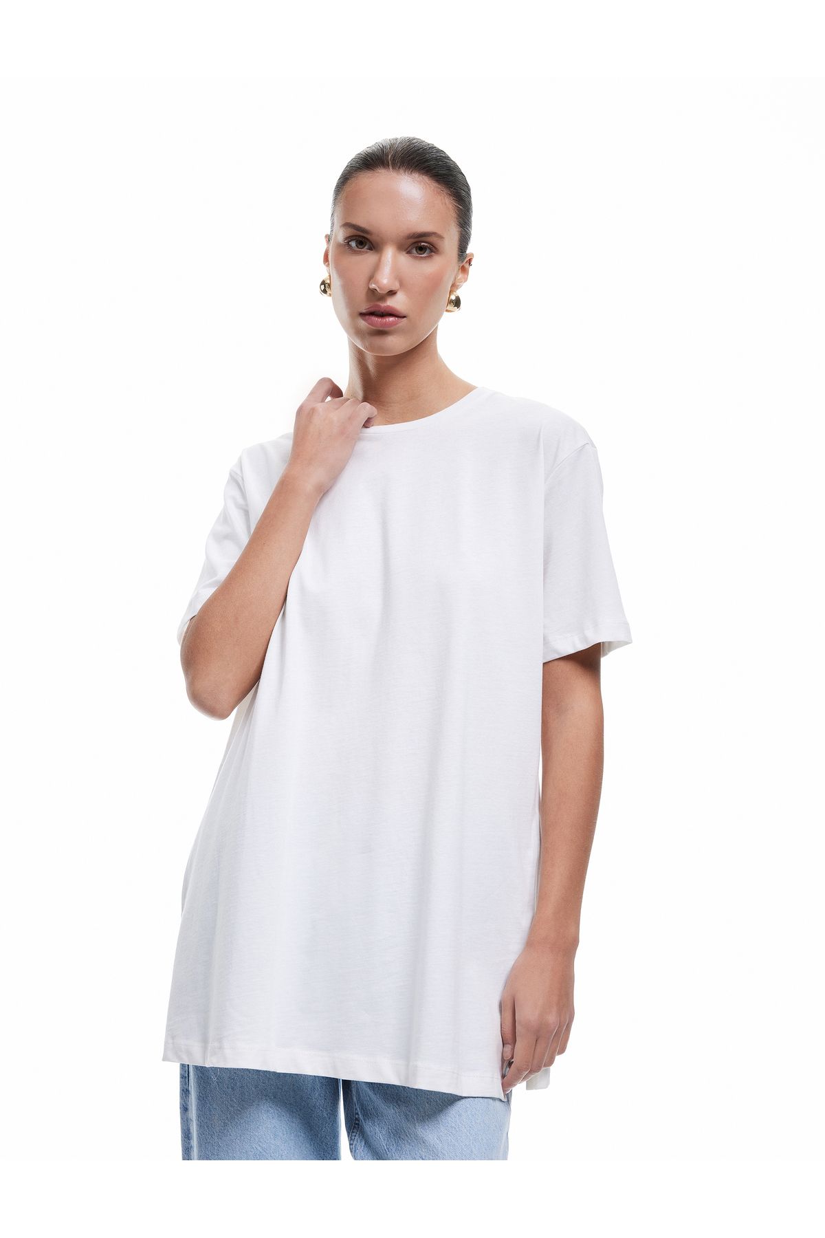 Koton Yeni Sezon Regular Fit Pamuklu Kısa Kollu Bisiklet Yaka Basic Tişört