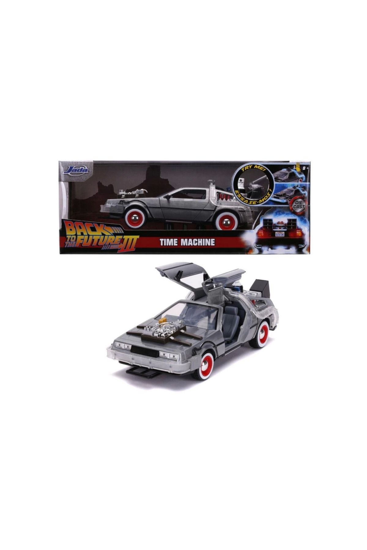 TOYFEST Jada Geleceğe Dönüş 3 Zaman Makinesi Model Araç