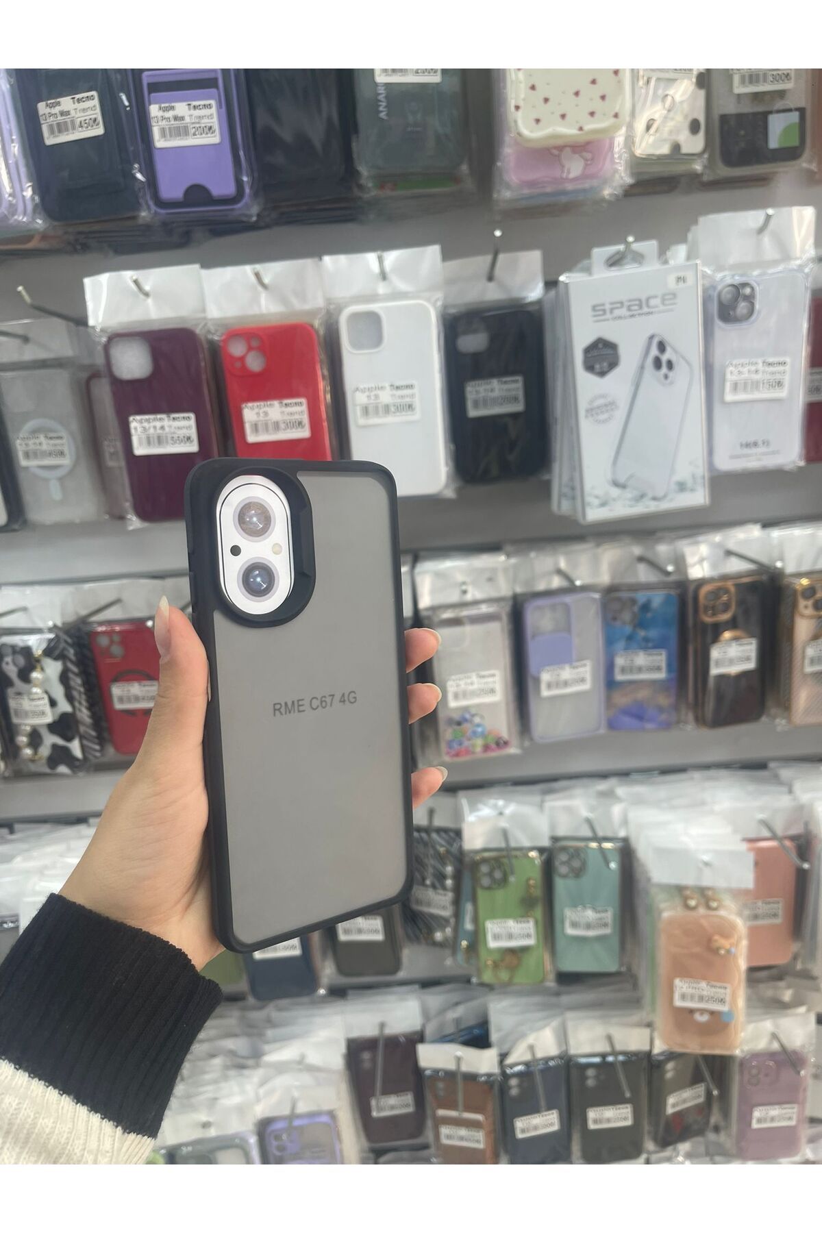 TECNOTREND Realme C67 4G Mat sert silikon kılıf