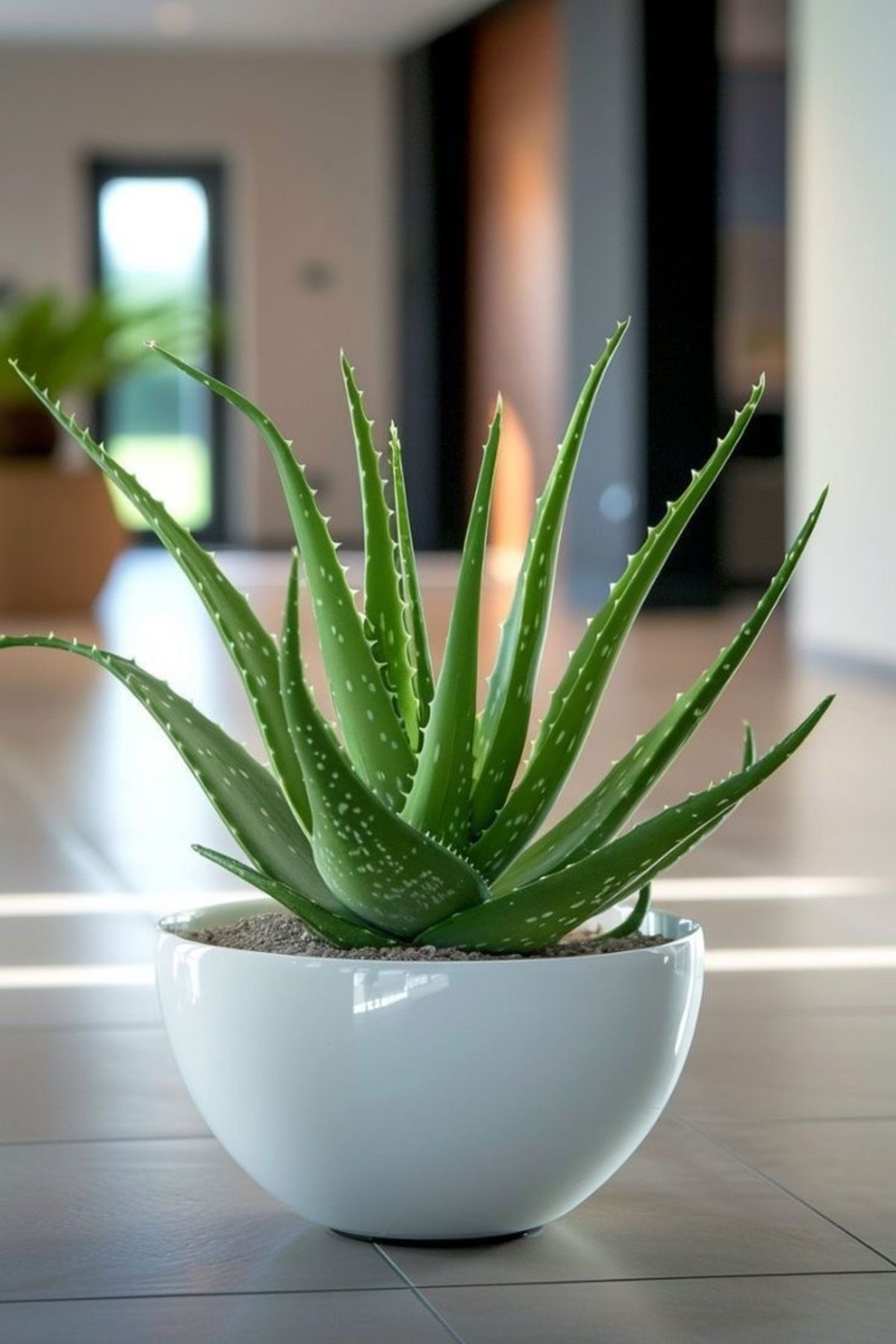 Su Plant Aleo vera çok büyüyen