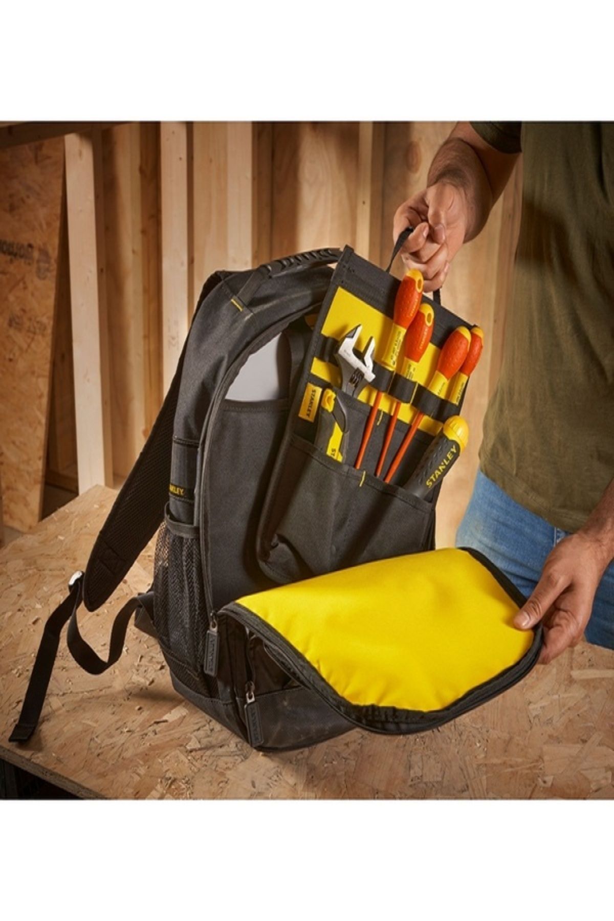 Stanley-Soft Storage Zipper Closure Tool Backpack 3