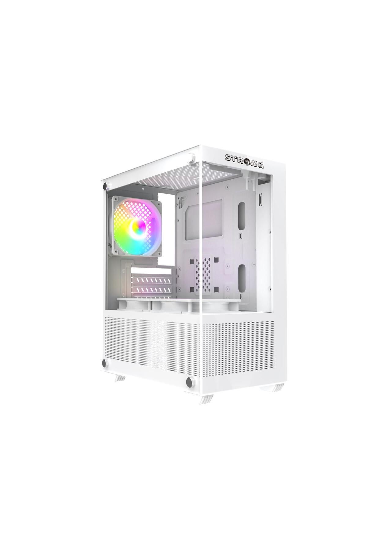 Strong Berry Beyaz 3x 120MM Argb Matx Gaming Bilgisayar Kasası Powersız