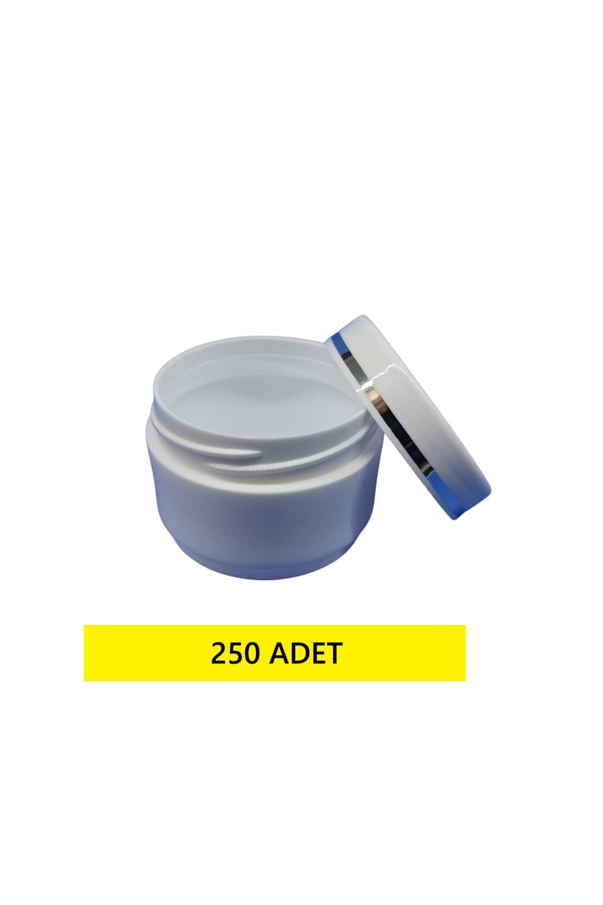 demethome 25 Ml Mini Boş Pomat-krem-kozmetik Kutusu 25 cc Plastik Krem Kavanozu 1-250 Adet Şeçenekli