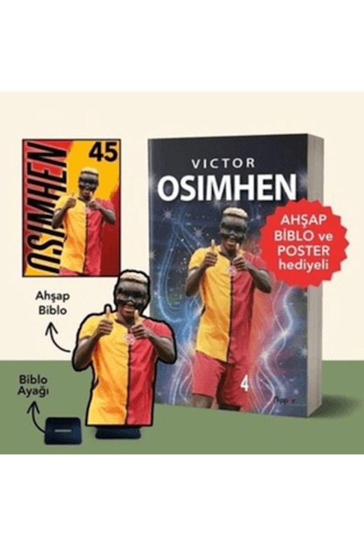 Flipper Yayınları Victor Osimhen Biblo ve Poster Hediyeli