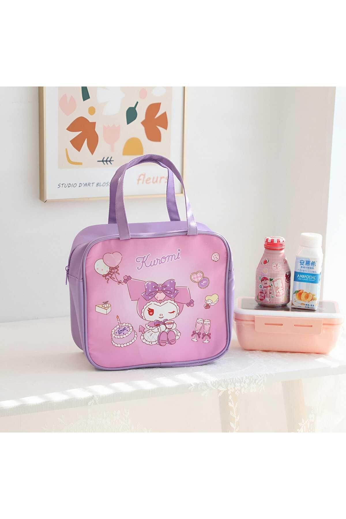 KumOziShop Sanrio Kuromi Cinnamoroll Termal Beslenme Çantası