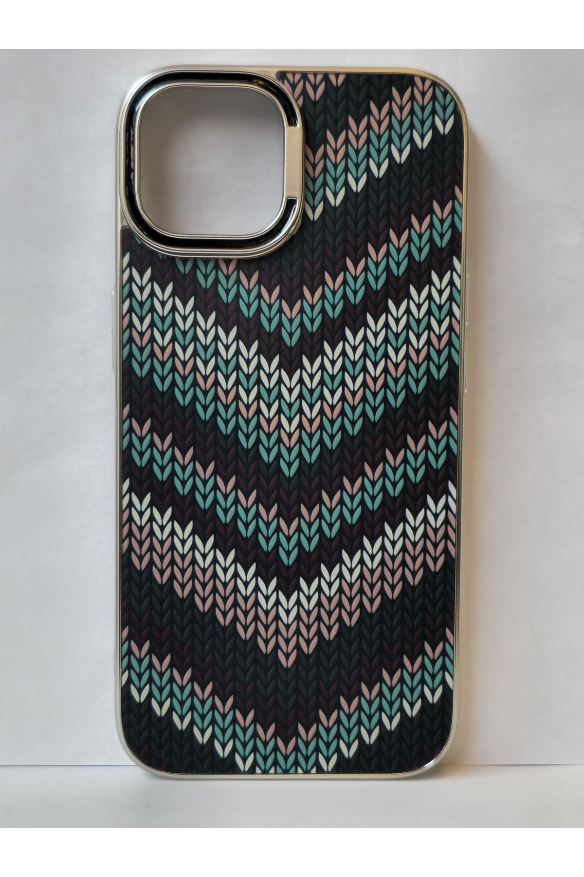 FATÖZ ACCESSORY iPhone 15 Premium Metal Görünümlü Kılıf - Darbeye Dayanıklı Ultra Lüks