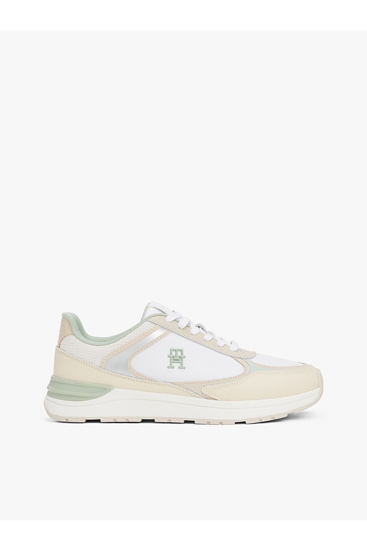 Tommy Hilfiger Leather Mixed Texture Trainers