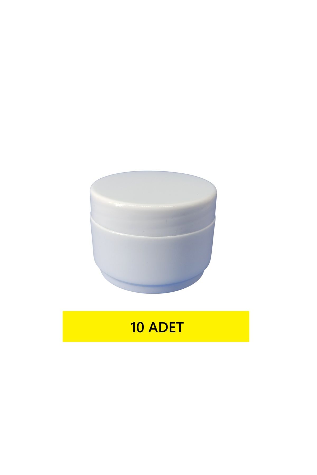 demethome 25 Ml Mini Boş Pomat-krem-kozmetik Kutusu 25 cc Plastik Krem Kavanozu 1-250 Adet Şeçenekli