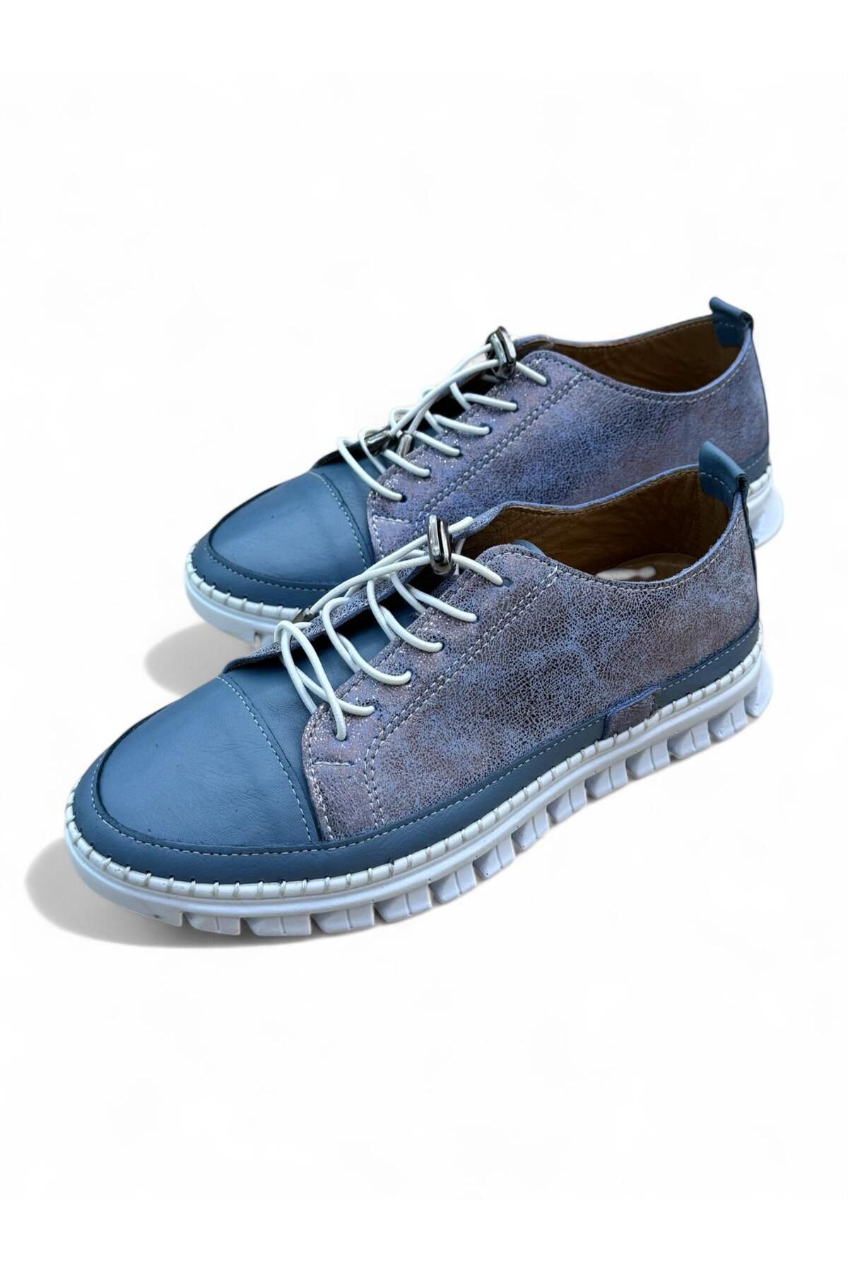 PATRON SHOES Hakiki Deri Ortopedik Taban Kadın Ayakkabı