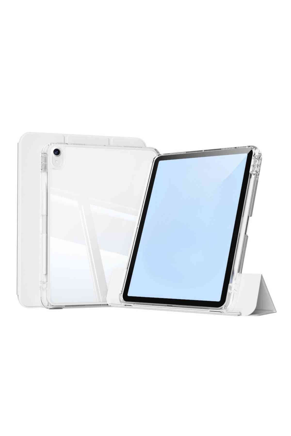 Fuchsia iPad Air 11 Uyumlu 4/5/6 Nesil M2/M3 Airbagli Manyetik Ayrılabilen Fuchsia Sliding Tablet Kılıfı