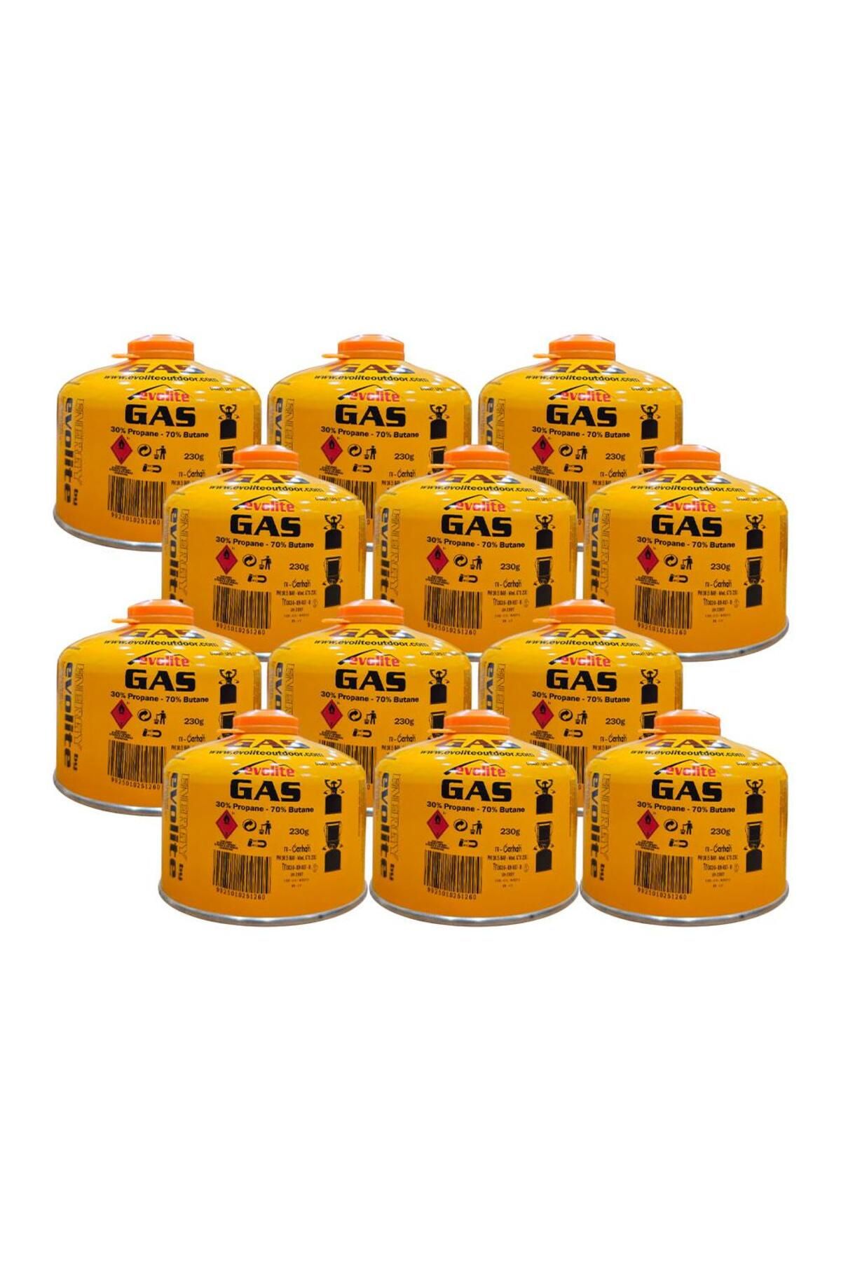 Evolite 230 Gr. Gaz Ocak Kartuşu 12 Adet EVO-010-A2
