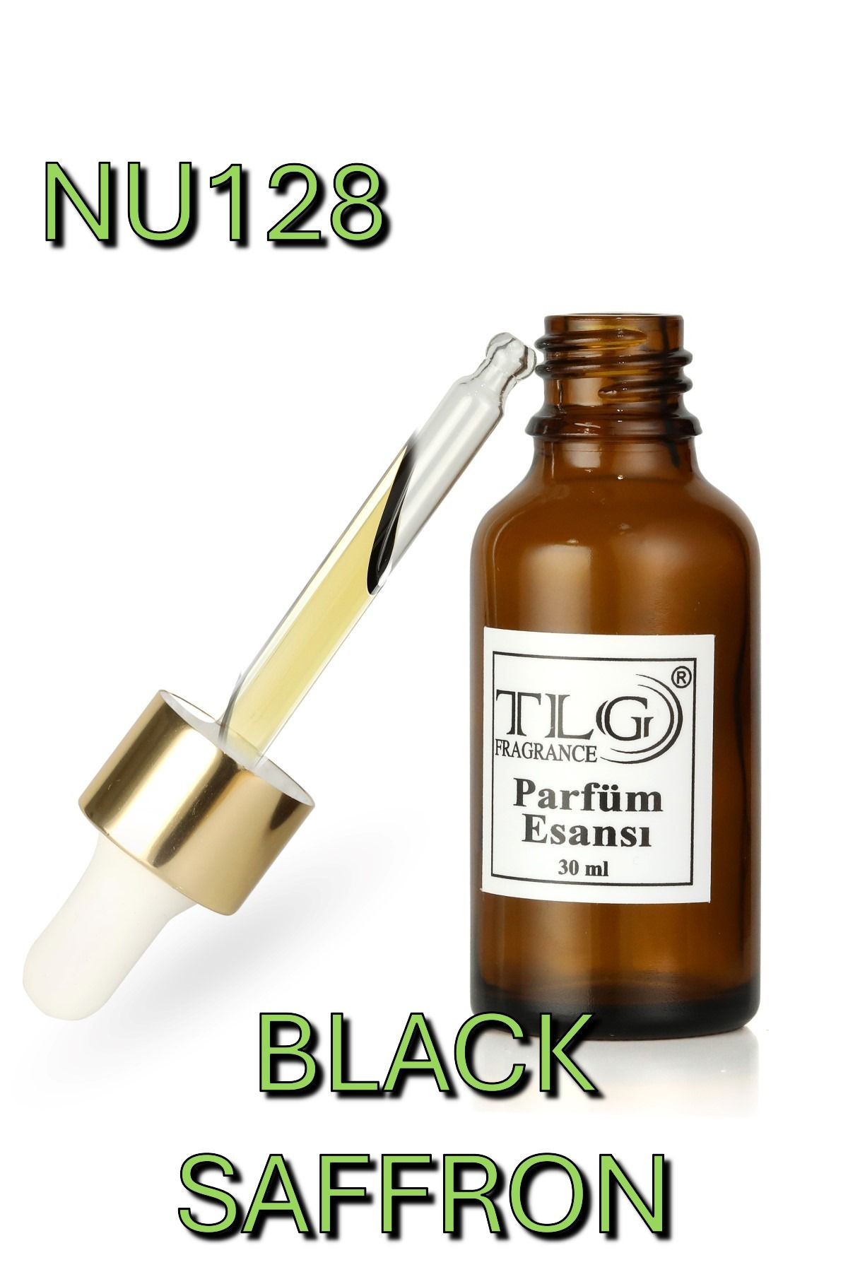 TLG TLGNU128e030 Black Saffron Niche Alkolsüz Unisex Parfüm Esansı, 30 ml