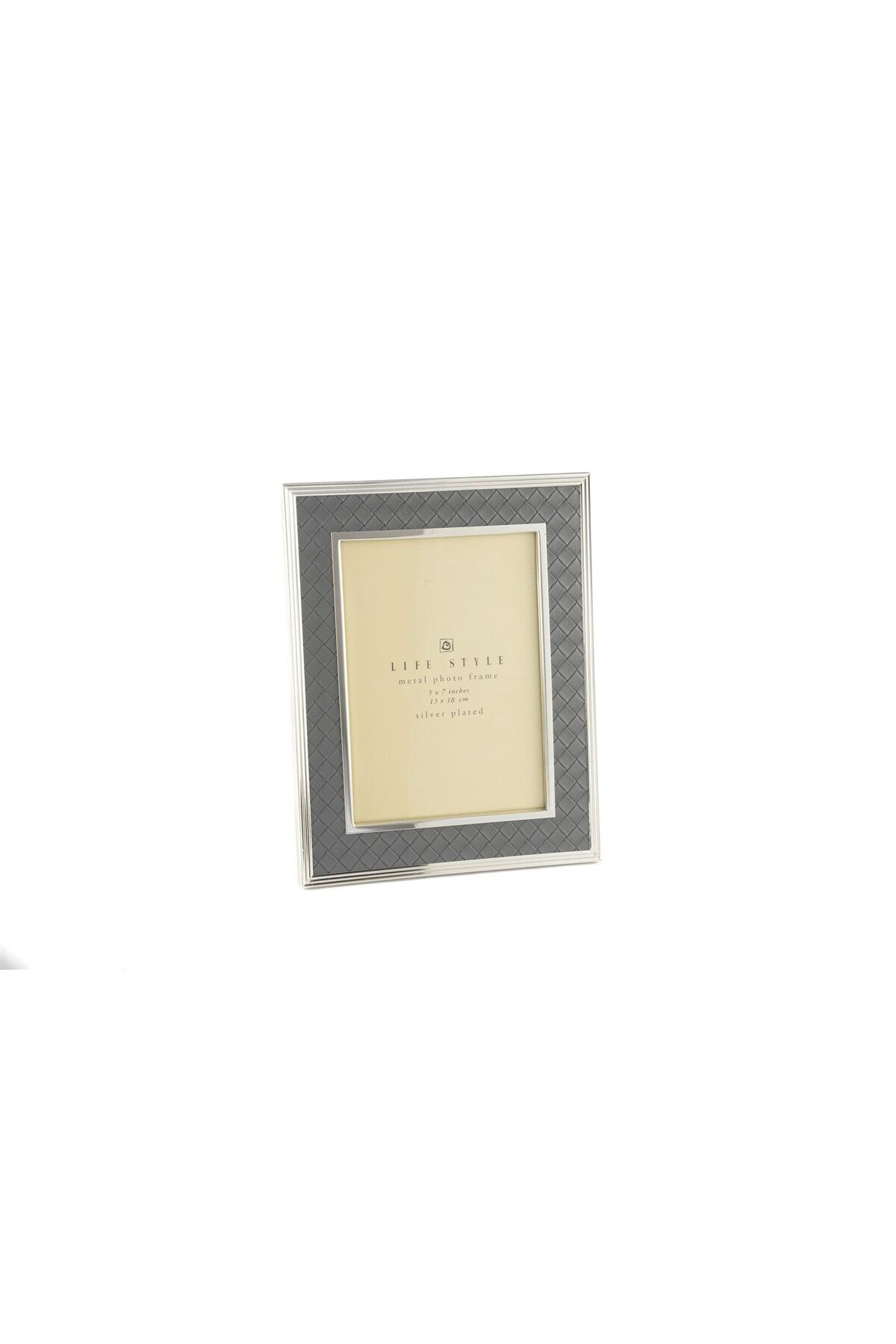 Mikasa Moor MİKASA MOOR Gri Gümüş Deri Çerçeve 13x18cm