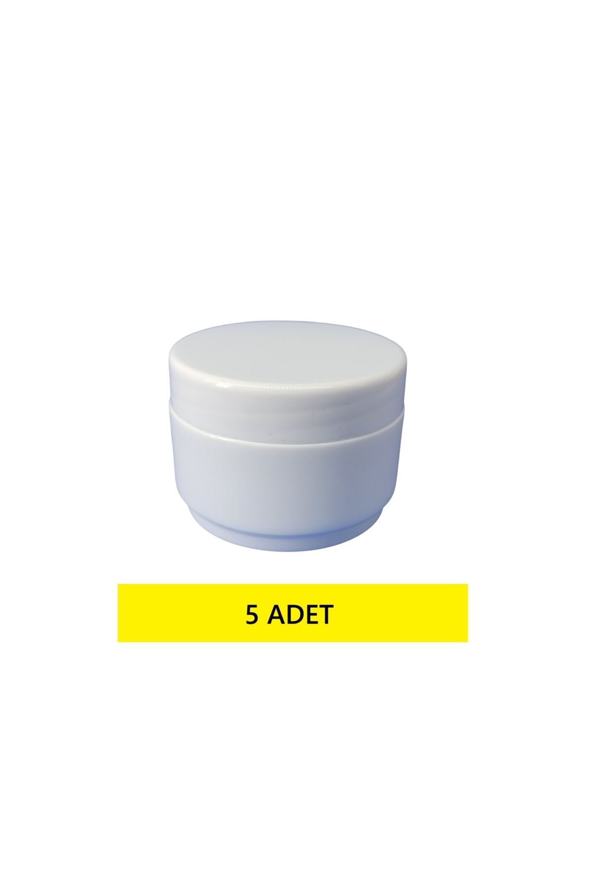 demethome 25 Ml Mini Boş Pomat-krem-kozmetik Kutusu 25 cc Plastik Krem Kavanozu 1-250 Adet Şeçenekli