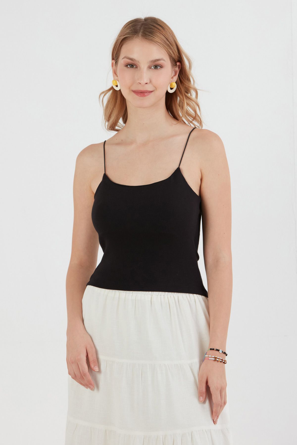 Fulla Moda Basic İp Askılı Modal Body