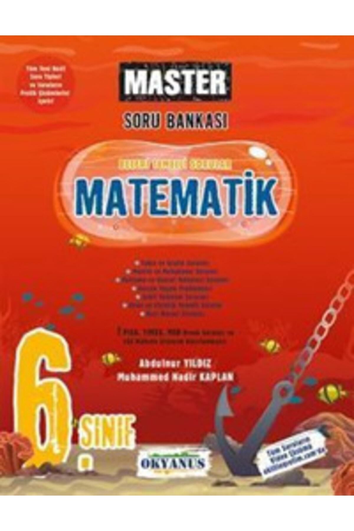 Okyanus Yayıncılık 6. Sınıf Matematik Soru Bankası Master 9786057985071