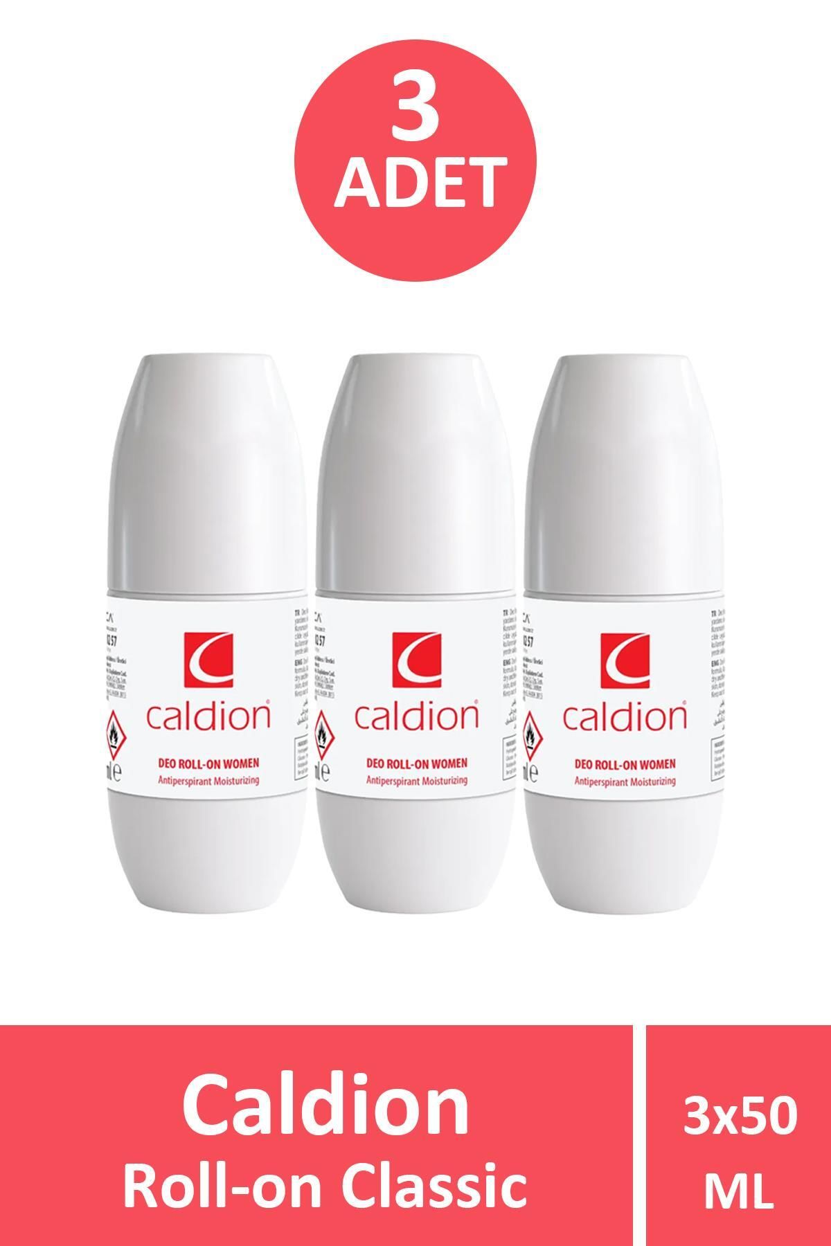 Caldion Roll-On Kadın 50 ml 3 Adet