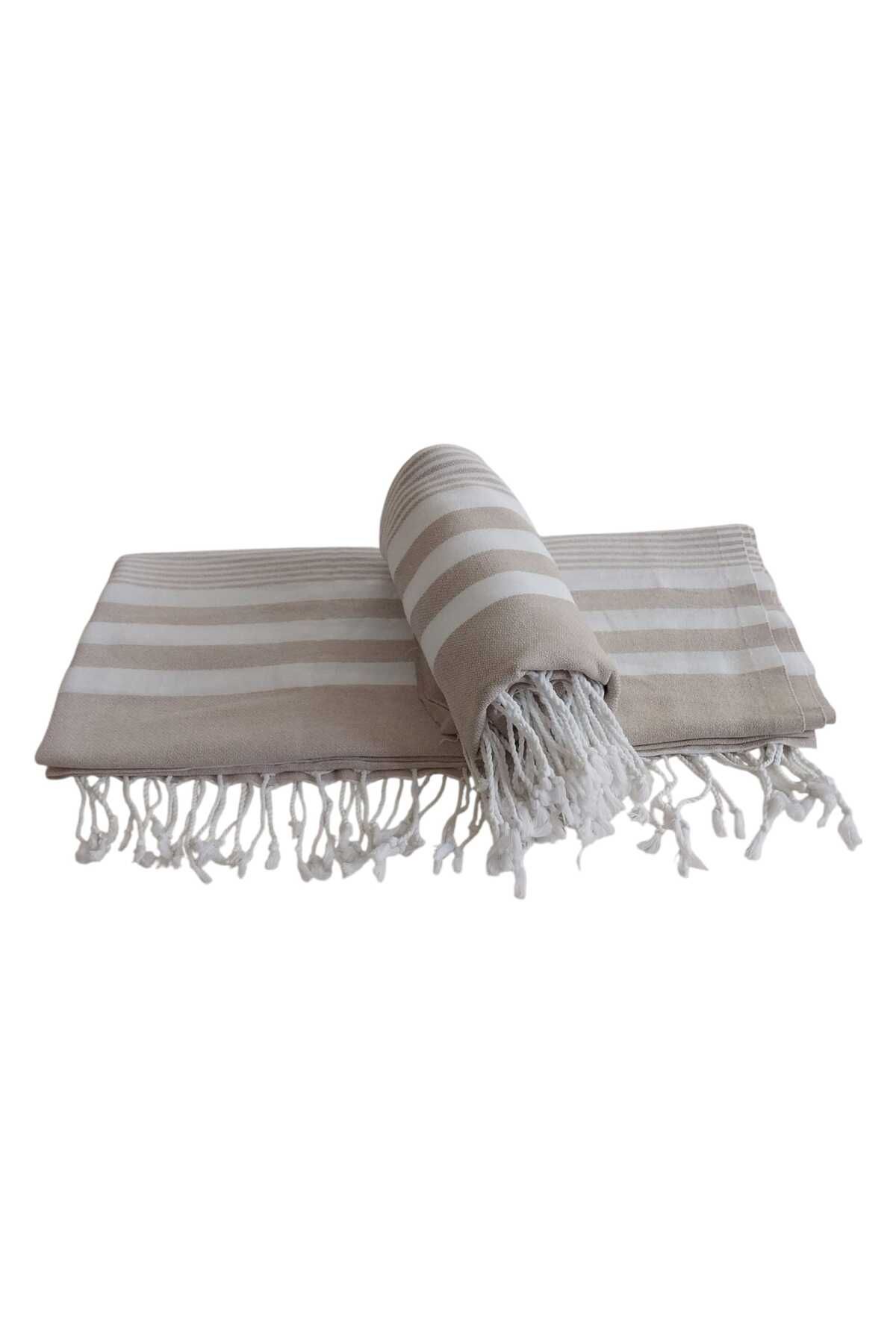 Butik Geleneksel Hereke Dokuma 2'li Lüks Peştemal–100x180–Yumuşak Pamuk–Banyo, Hamam, Plaj, Yoga