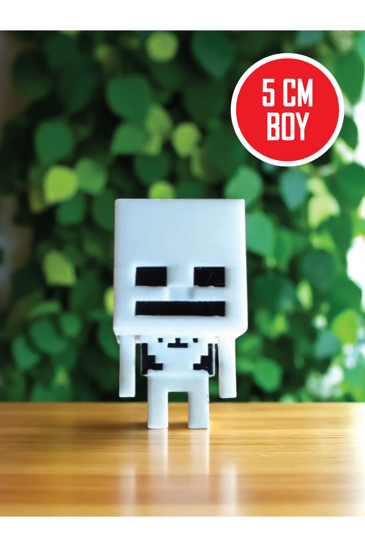 GiginGo Minecraft Skeleton Figürü - Minecraft Mini İskelet Figür - 5 CM