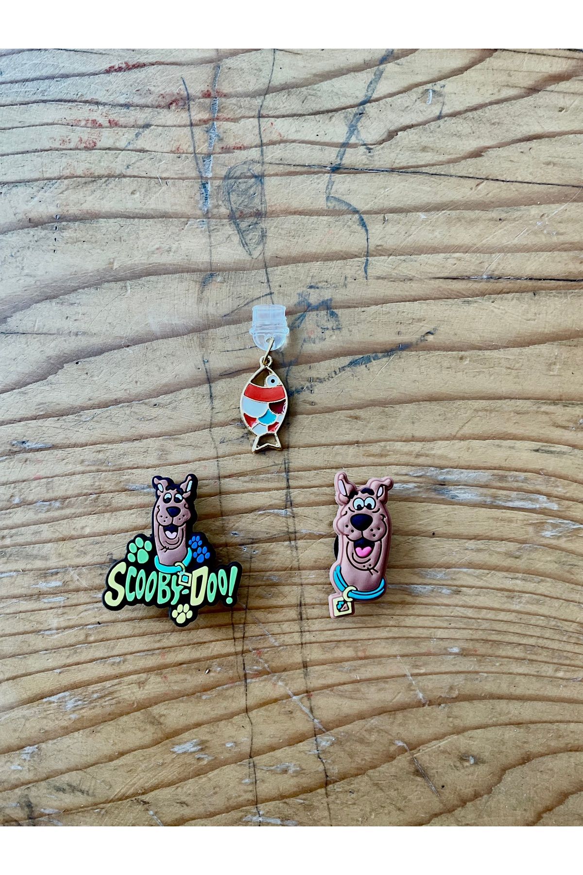 Crocs Jibbitz Terlik Süsü Çizgi Film 2’li ScoobyDoo ve Type-C Soket Koruyucu Charm