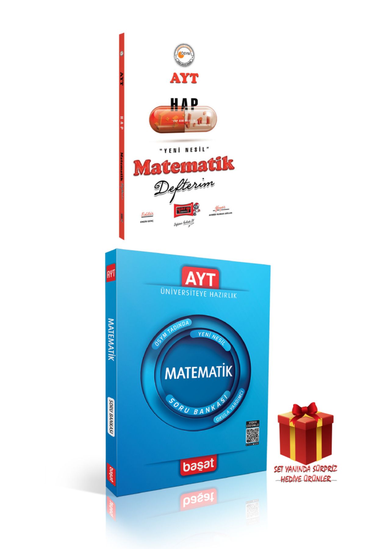 Yargı Yayınları AYT Matematik Defterim+ Başat AYT Matematik Soru Bankası+ Hediye