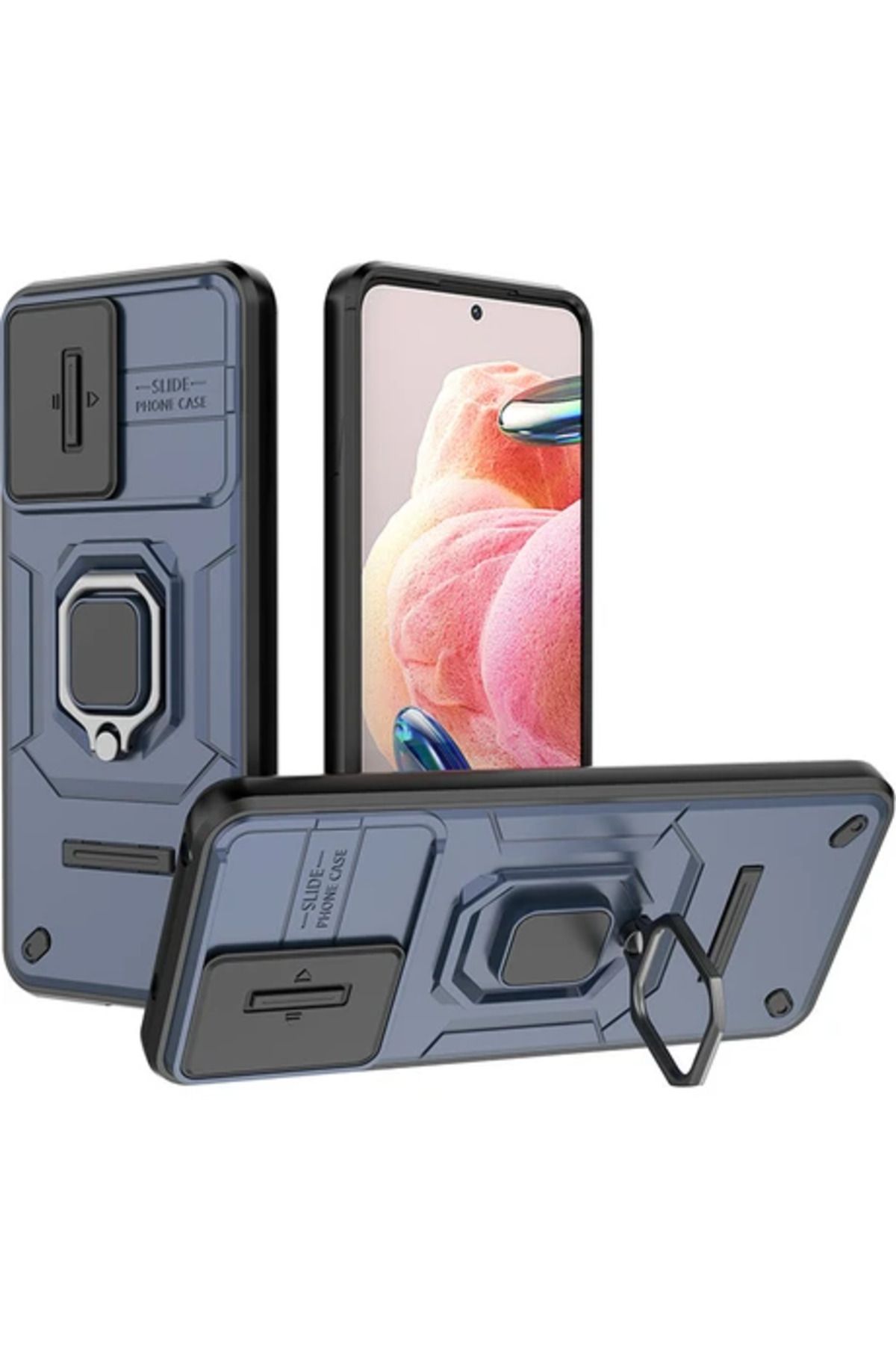 Obay Mi 14 Kamera Kapaklı Darbeye Dayanıklı Telefon Kılıfı