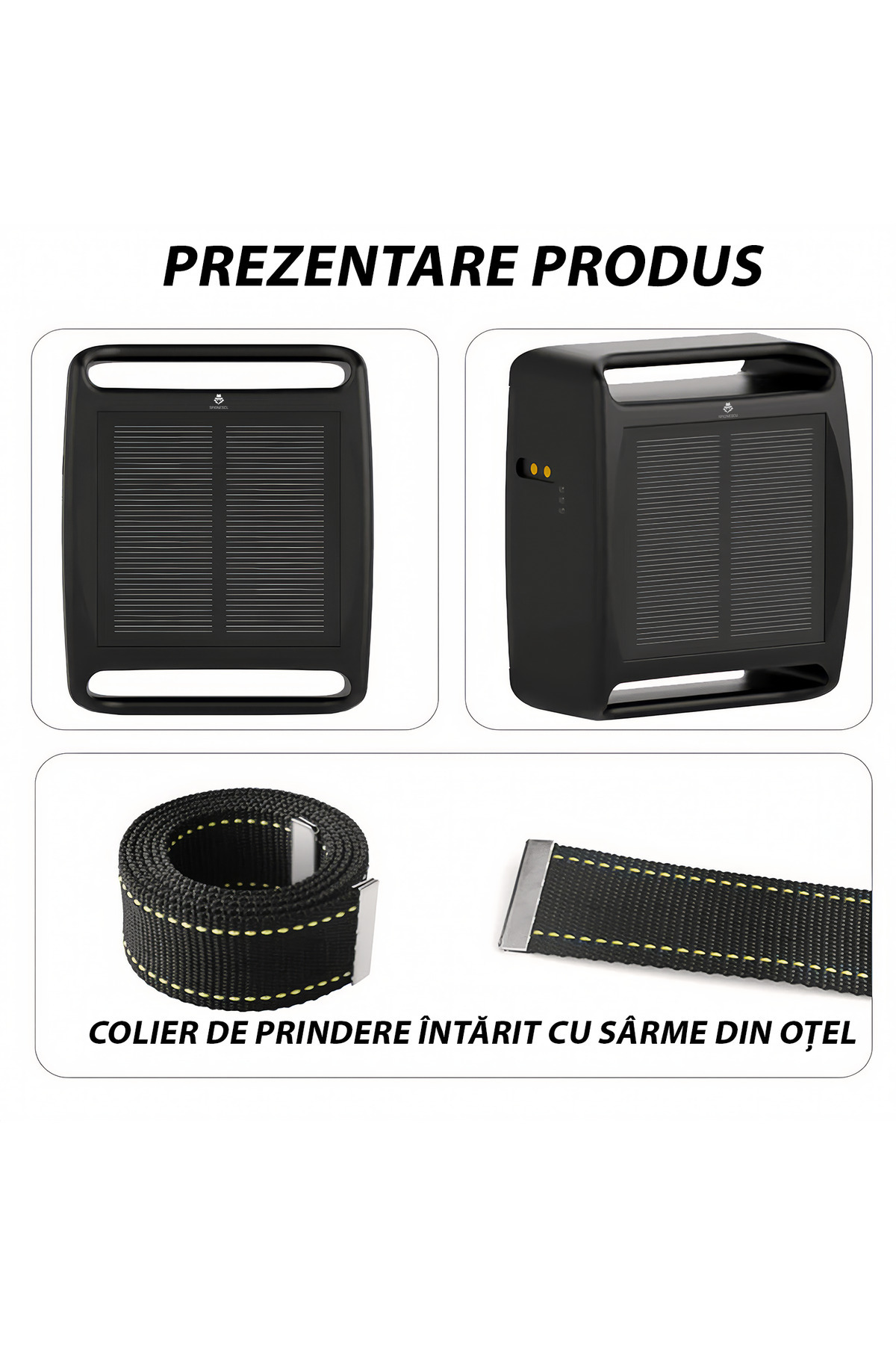 Spionescu-Solar GPS Tracker with collar, Q19, GSM, GPS, GPRS, LBS, AGPS, BEIDOU, location and monitoring 6