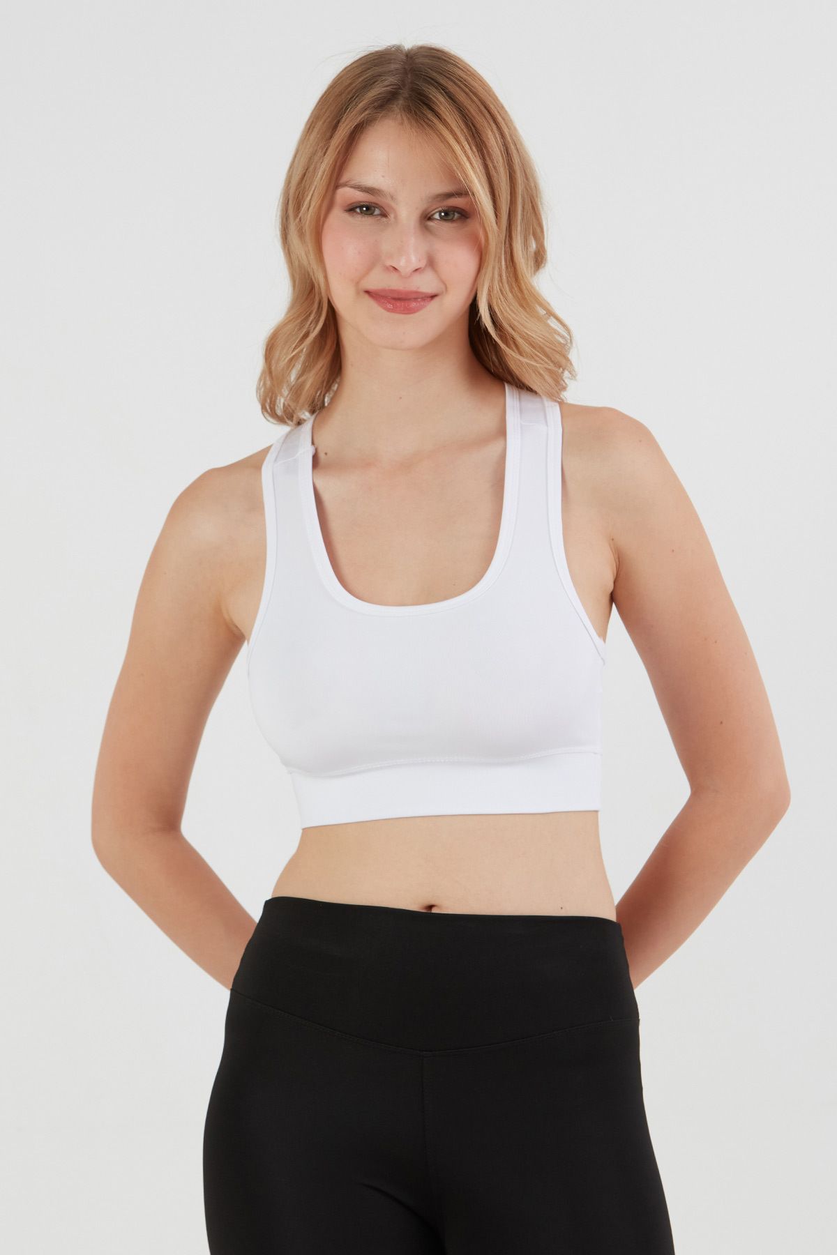 Fulla Moda Basic U Yaka Crop Body
