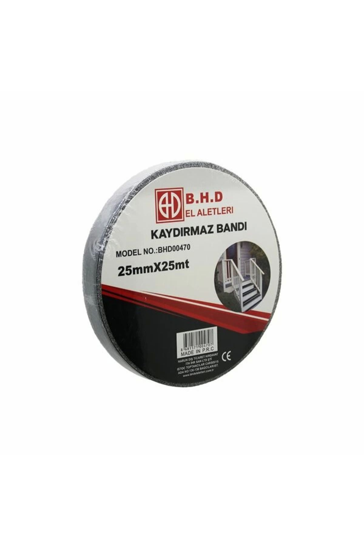 ÇAVDAR Kaydırmaz Siyah Bant 25 mm X 25 mt