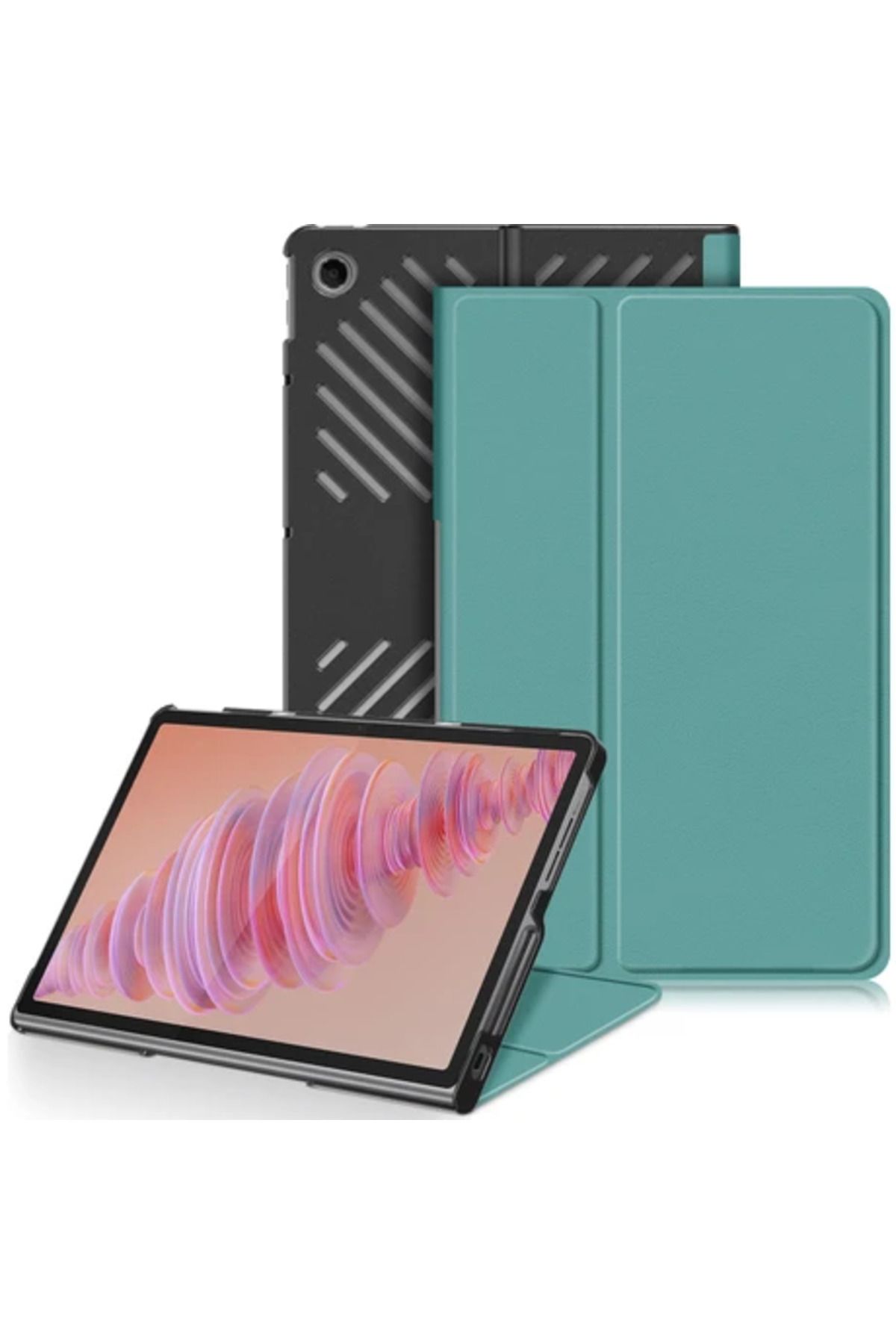 Obay XFashion Tab Plus 11.5 Inç TB351FU Isı Dağıtımı Standı Deri Tablet Kapağı