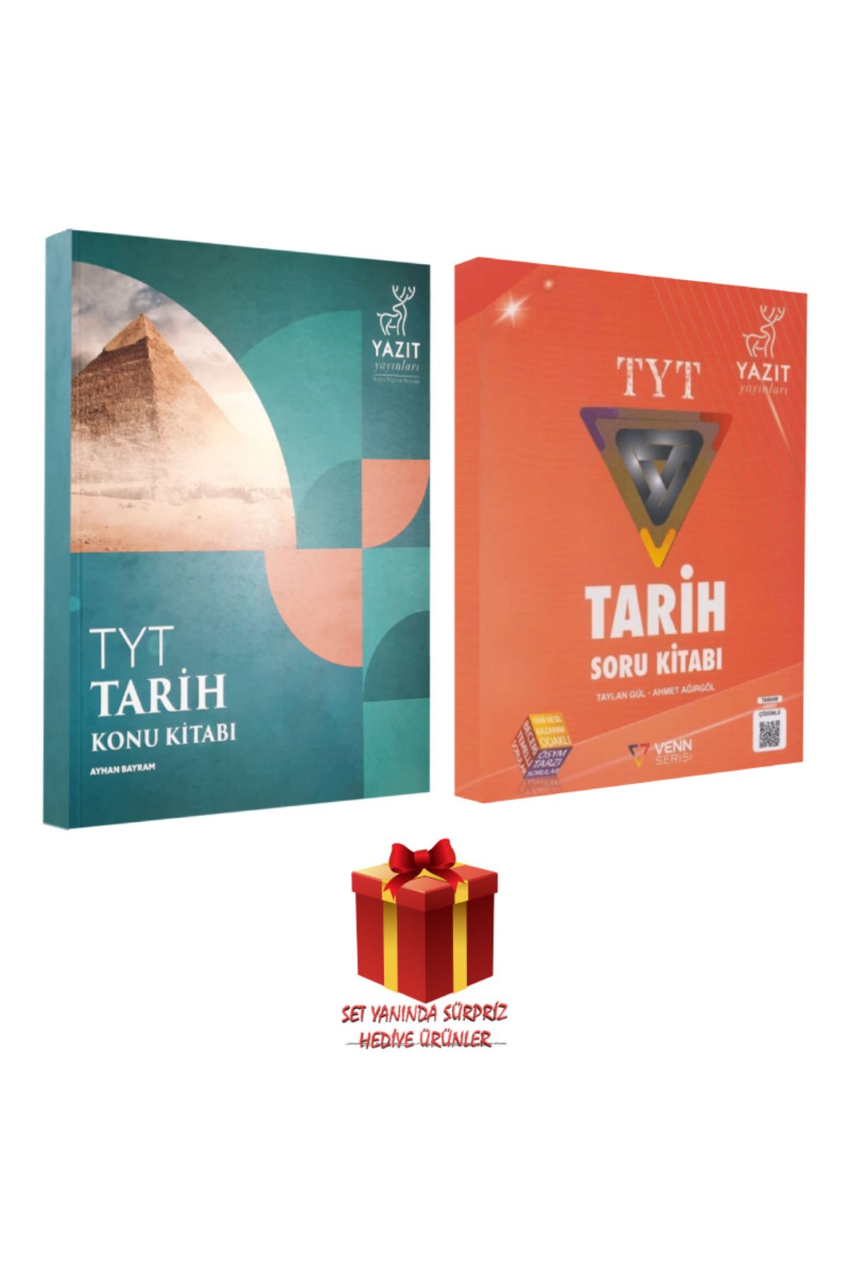 Yazıt Yayınları TYT Tarih Konu Kitabı+ Venn Serisi TYT Tarih Soru Bankası+ Sürpriz Hediye