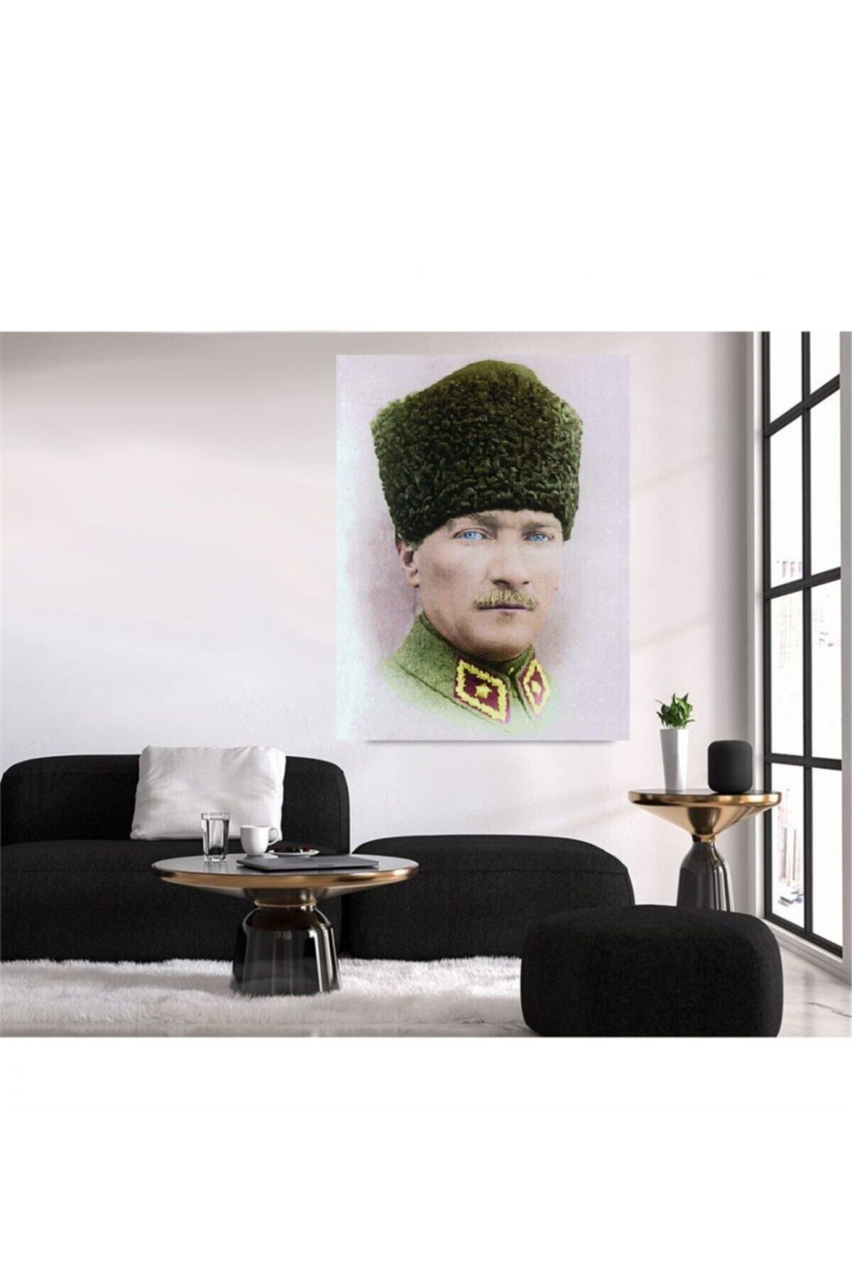 ASTABLO Atatürk Kolajman Kanvas Tablo