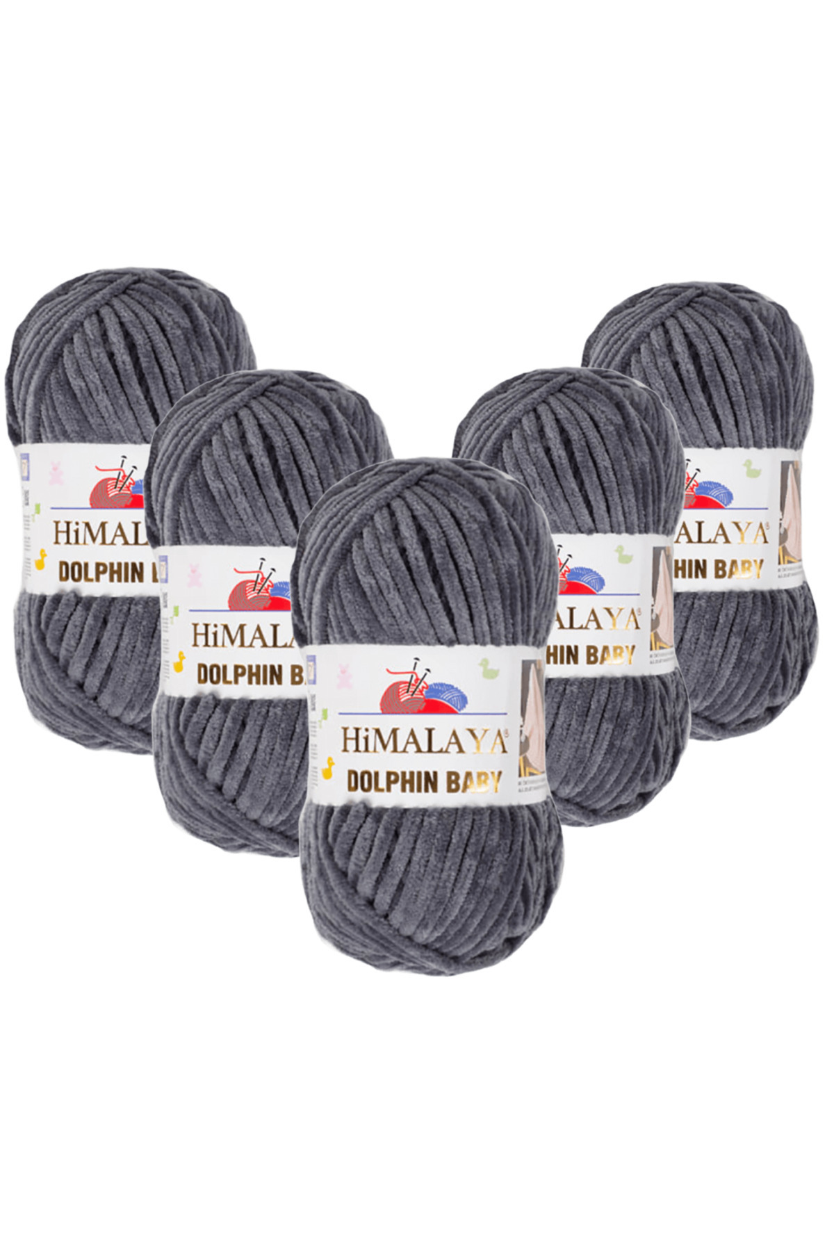 Dolphin Baby Velvet Rope 5-Pack - 80367 - 100 Gr. 120 Mt.